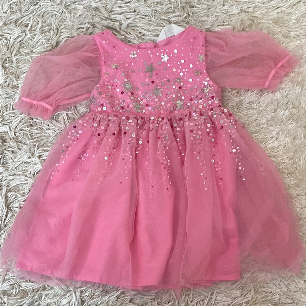 H&M Pink Sequin Kids Formal Dress